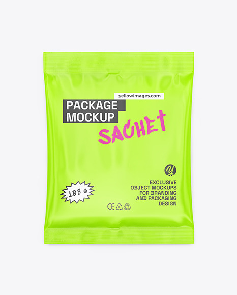 Matte Sachet Mockup