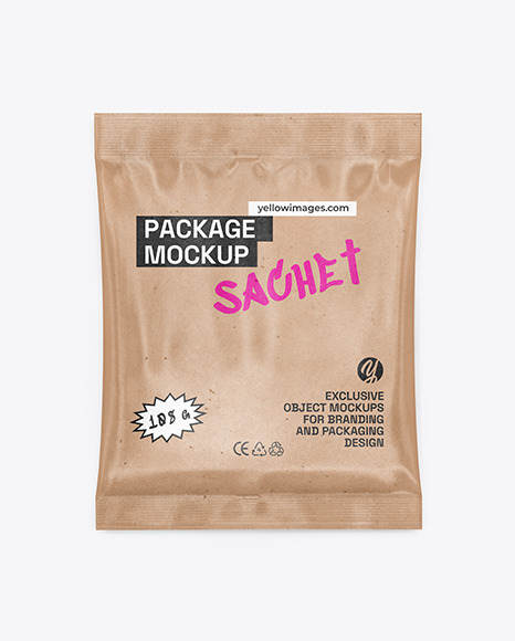Kraft Sachet Mockup