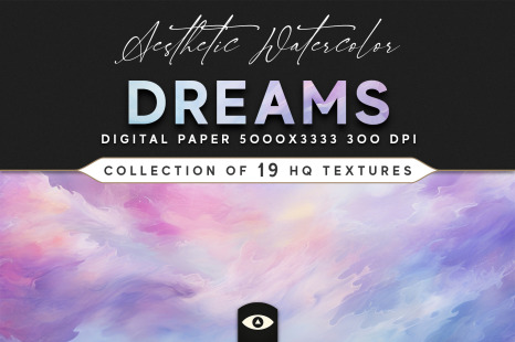 Aesthetic Watercolor Dreams Texture Pack