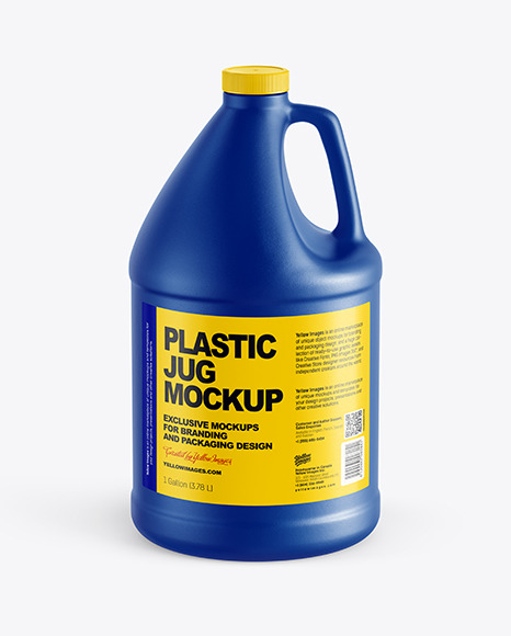 1 Gallon Plastic Jug Mockup