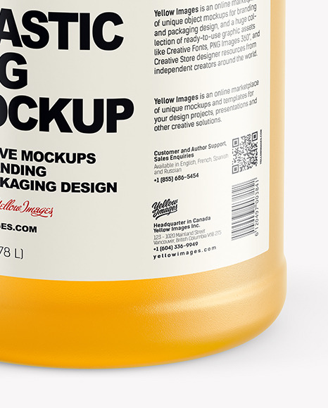 Plastic jug mockup - Smarty Mockups