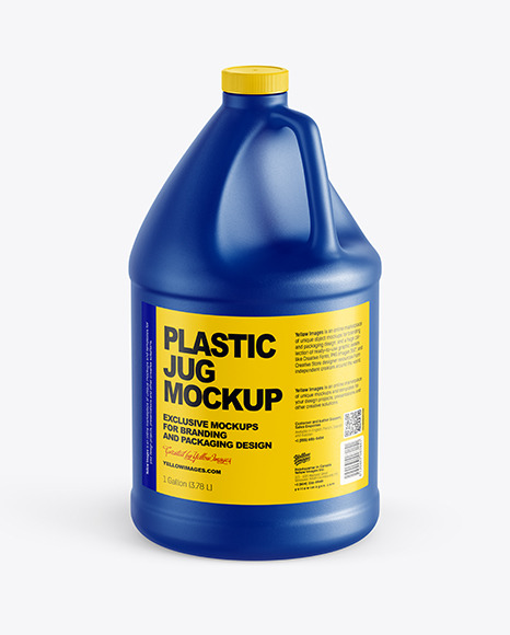 1 Gallon Plastic Jug Mockup