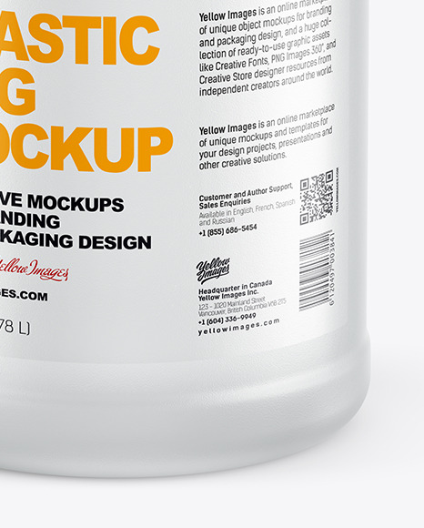 Plastic jug mockup - Smarty Mockups