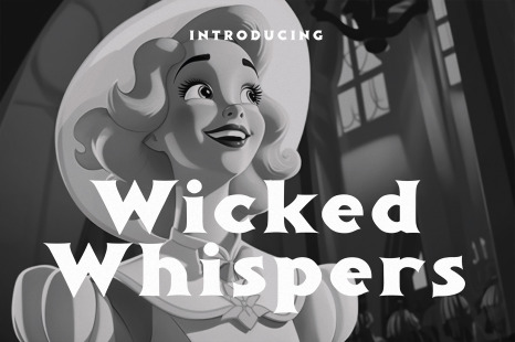 Whicked Whispers - 1930s Typeface