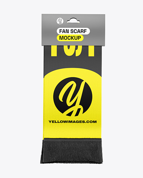 Hanging Fan Scarf Mockup