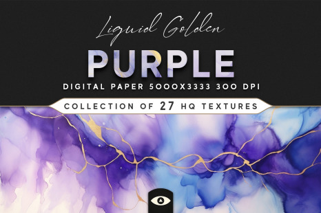 Liquid Golden Purple Texture Pack
