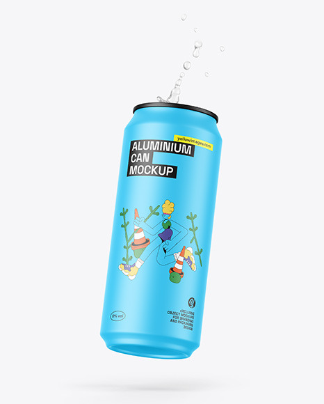 Matte Can Mockup