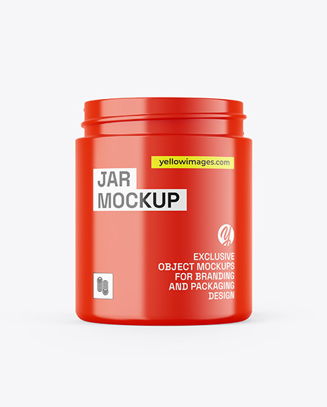 Glossy Jar Mockup