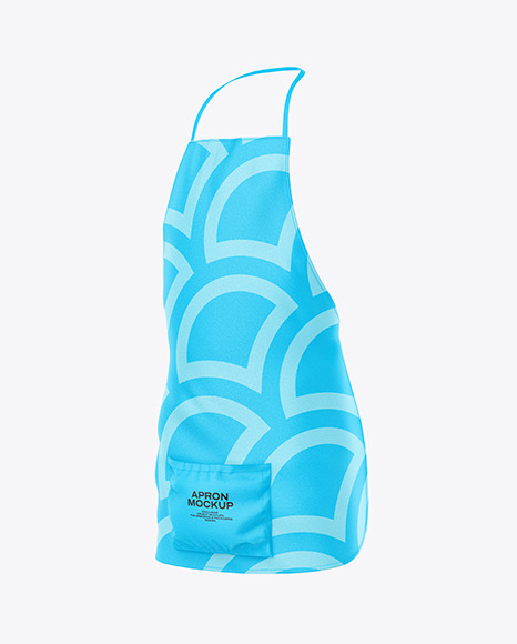 Apron Mockup - Half Side View