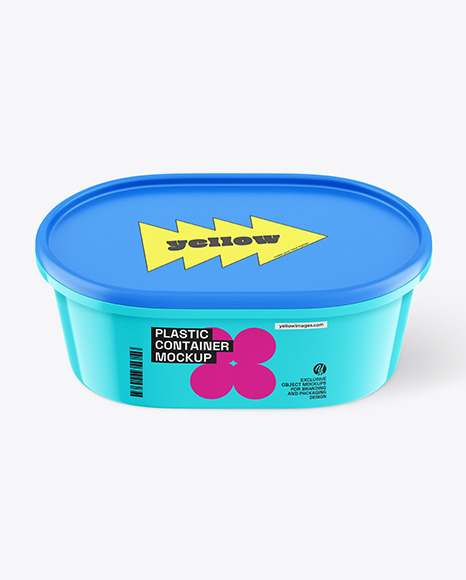 Plastic Container Mockup