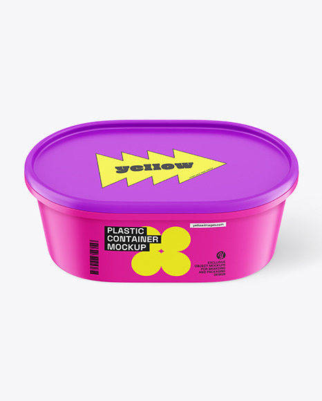 Plastic Container Mockup