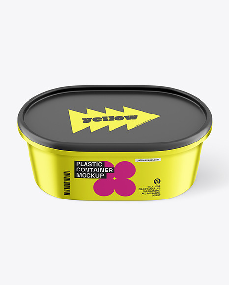 Plastic Container Mockup