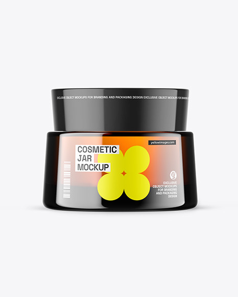 Cosmetic Jar Mockup