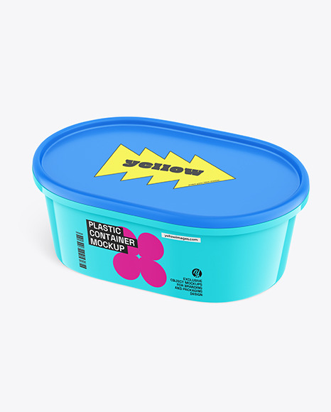 Plastic Container Mockup