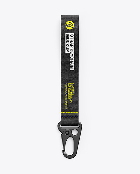 Strap Keychain Mockup