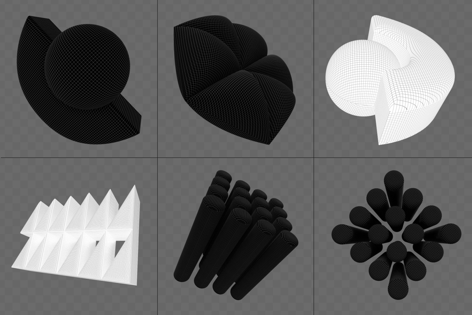 390+ Lines & Dots 3D Shapes 390+ Lines & Dots 3D Shapes