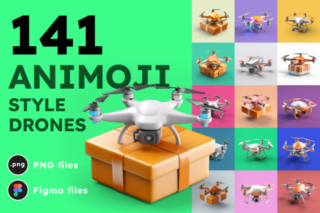 125 Animoji Style Image - Drone