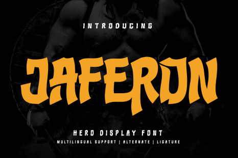 Jaferon | Display Hero Font