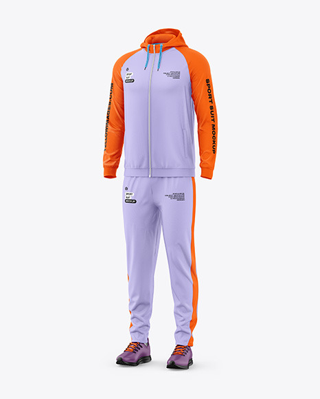 Men&#039;s Sport Suit Mockup - Half Side View