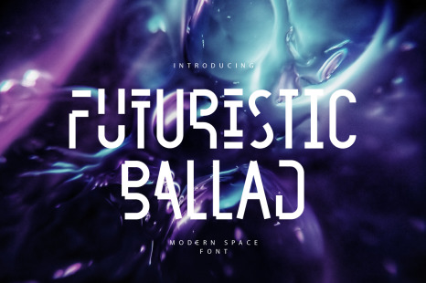 Futuristic Ballad Font