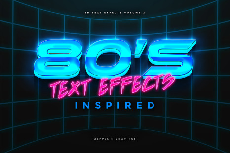 80s Text Effects