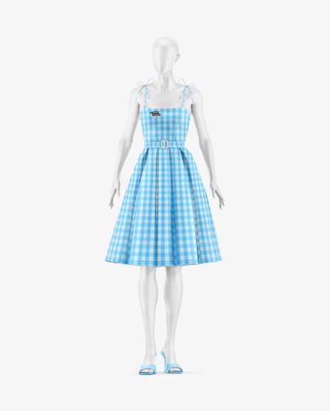 Women&#039;s Dress w/ Mannequin Mockup