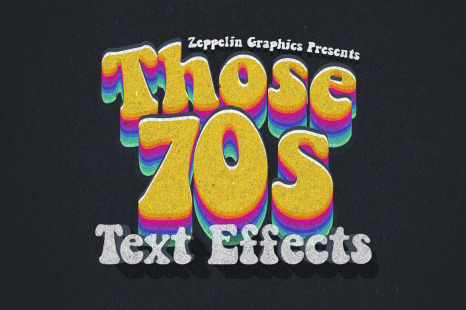 70s Text Effects for Photoshop
