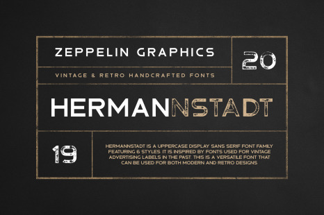 Hermannstadt Font Family