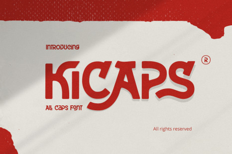 Kicaps - All Caps Font
