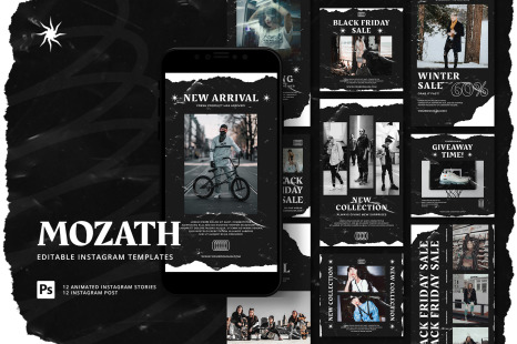 Mozath -Animated Instagram Templates