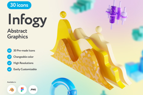 Infogy Abstract Graphics 3D