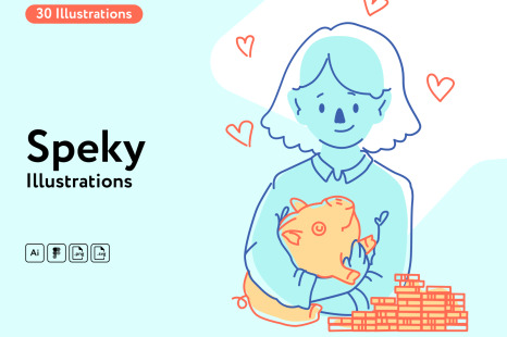 Speky Finance Illustrations