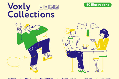 Voxly Illustrations Collection