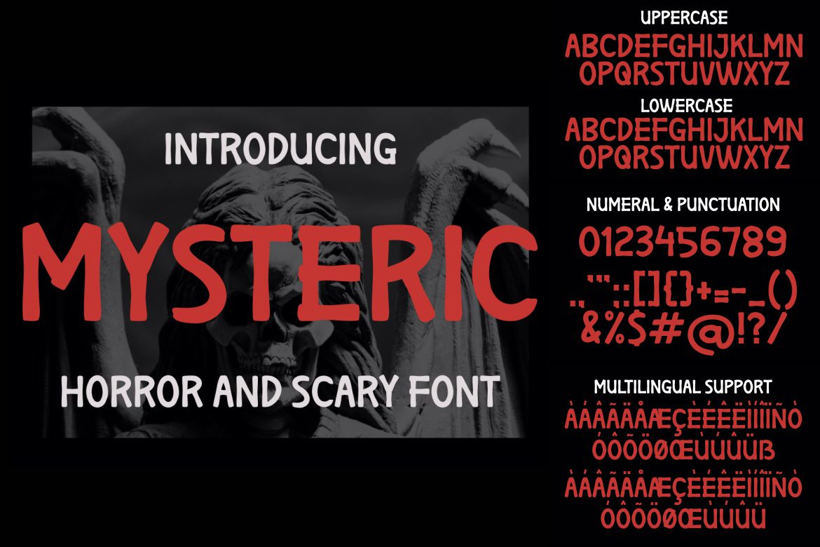 Halloween Font Bundle Halloween Font Bundle