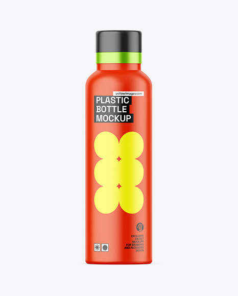 Matte Thermos Bottle Mockup