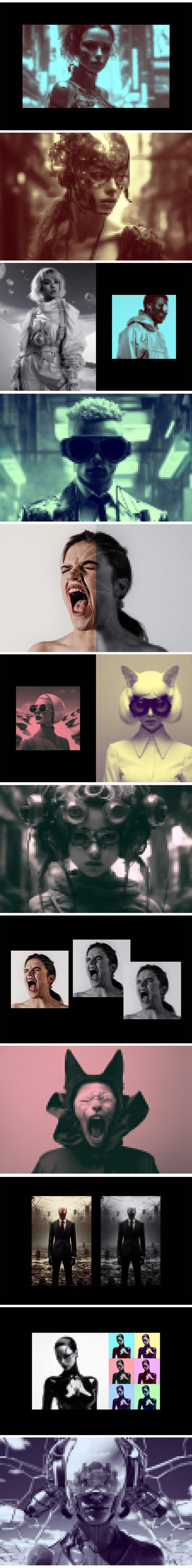 Pixel Photo Effect Pixel Photo Effect