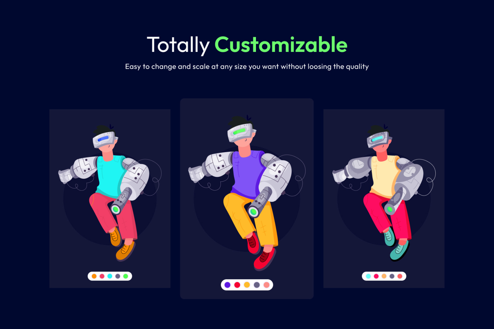 Robot Illustration Set Robot Illustration Set