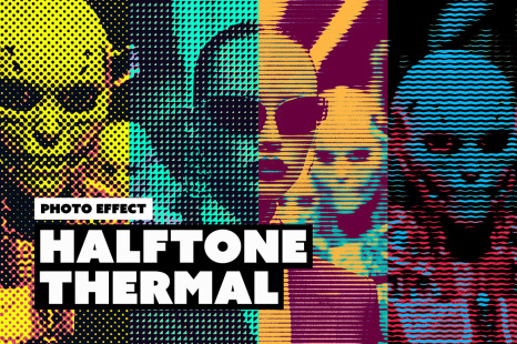 Acid Halftones Photo Effect
