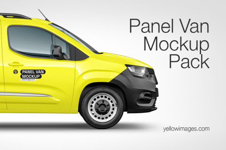 Panel Van Mockup Pack