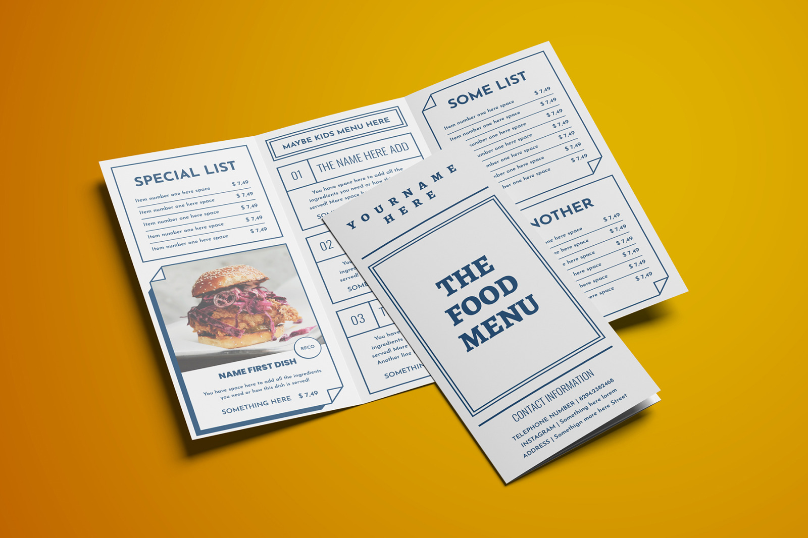 Boxes Food Menu Full Stationery Identity Boxes Food Menu Full Stationery Identity