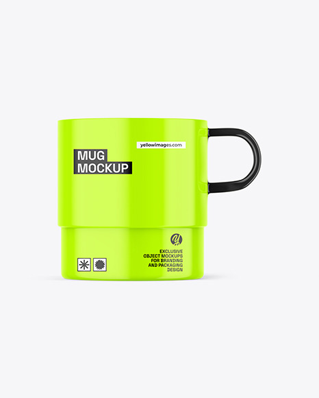 Glossy Mug Mockup