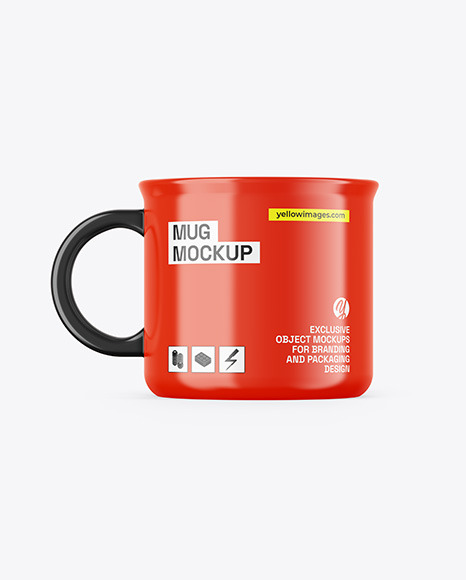 Glossy Mug Mockup