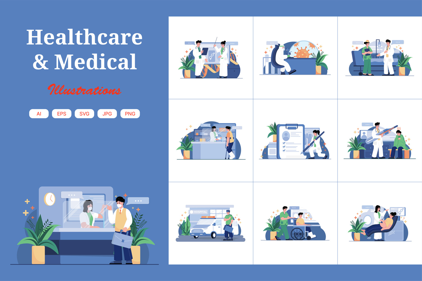 M461_Healthcare & Medical Illustrations M461_Healthcare & Medical Illustrations