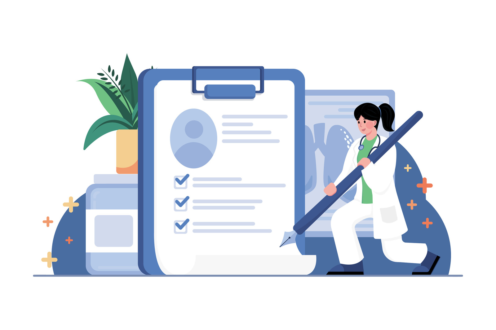 M461_Healthcare & Medical Illustrations M461_Healthcare & Medical Illustrations