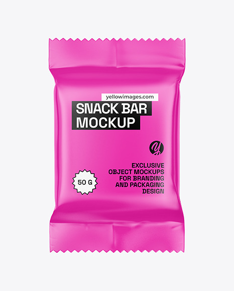 Matte Snack Bar Mockap