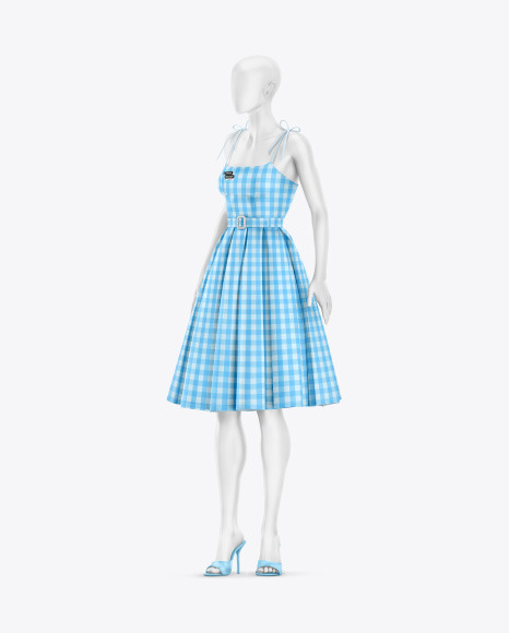 Women&#039;s Dress w/ Mannequin Mockup