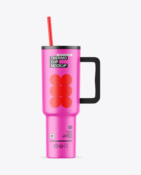 Matte Thermo Cup Mockup