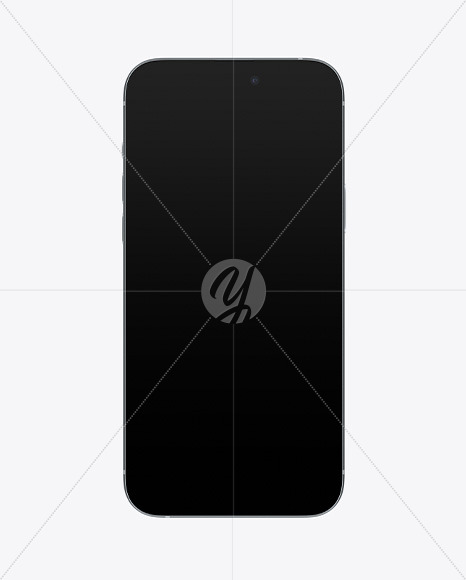 iPhone 15 Max Frontal Mockup in All Colors