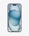 iPhone 15 Max Frontal Mockup in All Colors