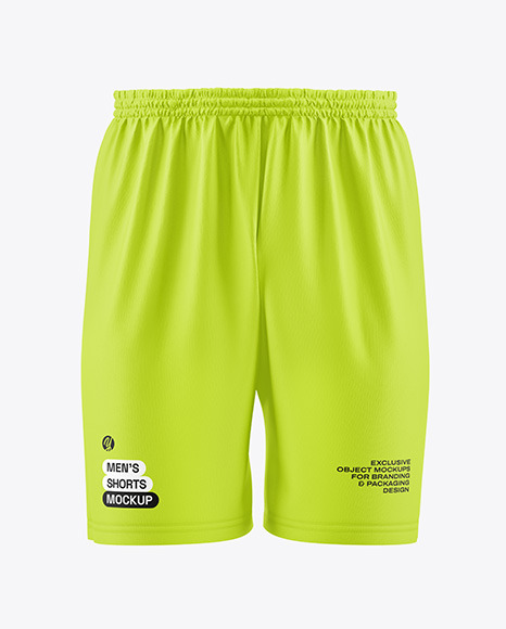 Football Shorts Mockup - Front View